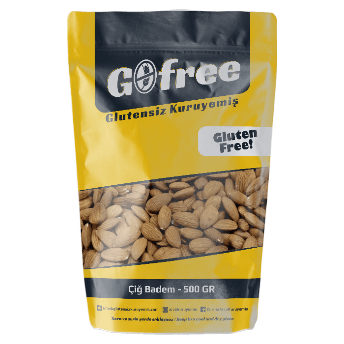 Glutensiz Çiğ Badem